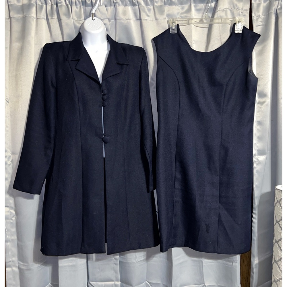 VINTAGE David Benjamin 2PC Navy Blue Set (10)